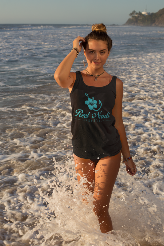 Reel Nauti Blue Water Tank Top